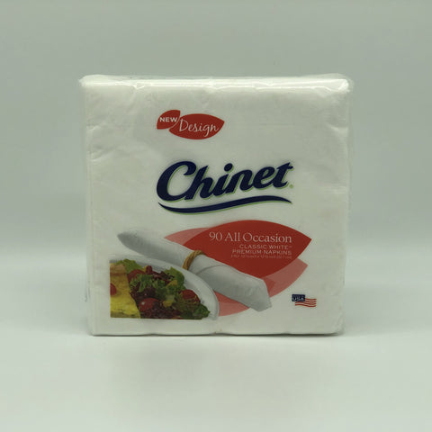 Chinet All Occasion Classic White Premium Napkins (90ct)