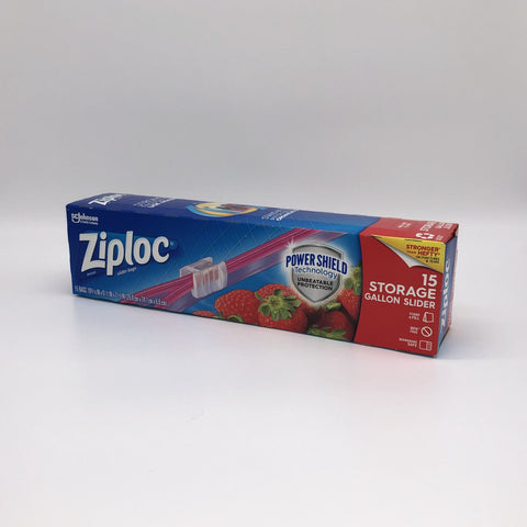 Ziploc 1-Gallon Slider Bags (15ct)