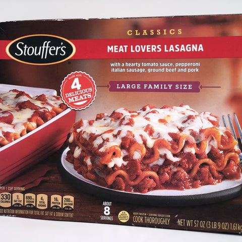 Stouffer's Large Family Size Meat Lovers Lasagna (57oz)