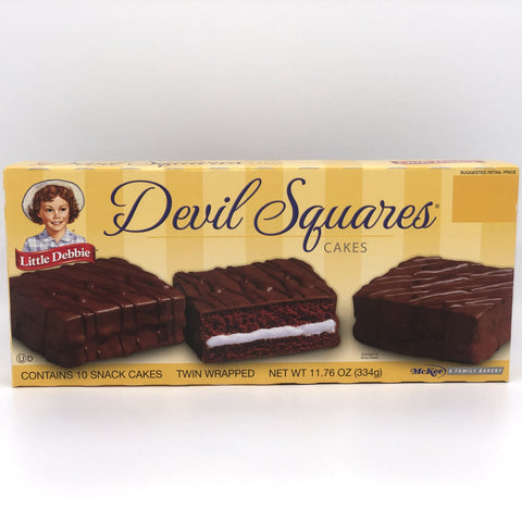 Little Debbie Devil Square Cakes (10ct)