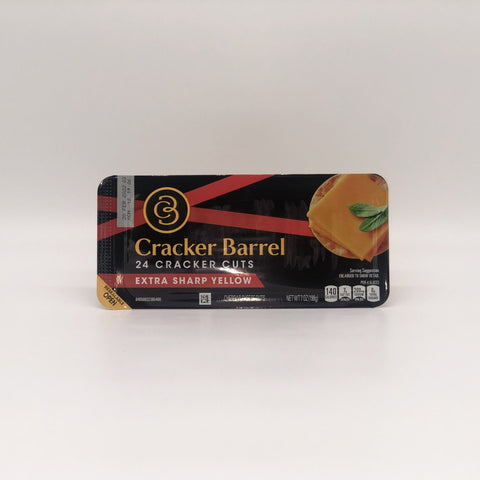 Cracker Barrel Extra Sharp Yellow Cheese Cracker Cuts (24ct)