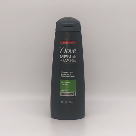Dove Men + Care Fresh & Clean Shampoo + Conditioner (12oz)