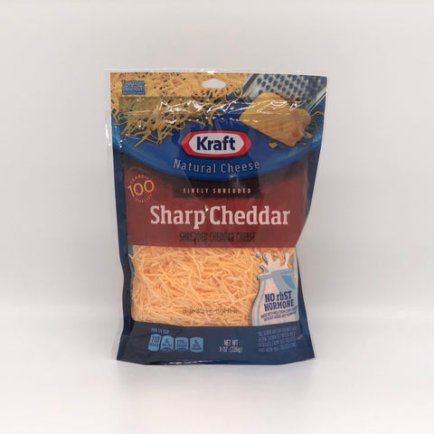 Kraft Sharp Cheddar Shredded Cheese (8oz)